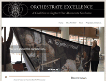 Tablet Screenshot of orchestrateexcellence.org